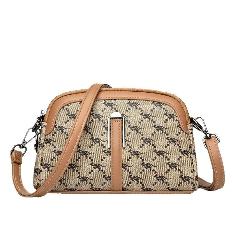 Casual Women's Fashionable Printed Mother Shell Women's Messenger Bag