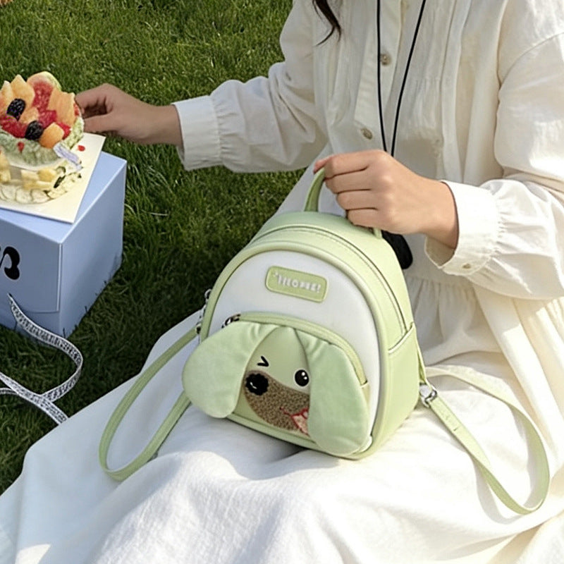 Super Cute Macaron Egg Puff Childlike Women's Backpack