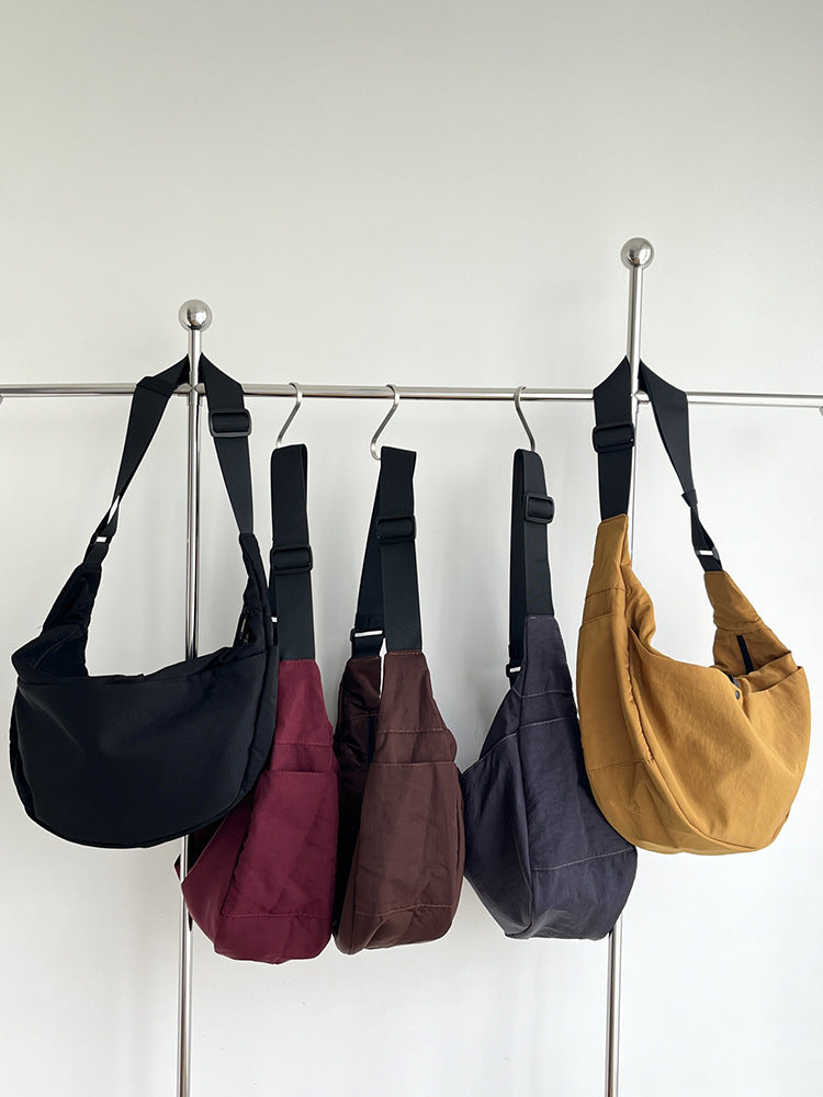 Women's Ge Early Autumn Big Simple Oxford Cloth Dumpling Large Capacity Shoulder Bags