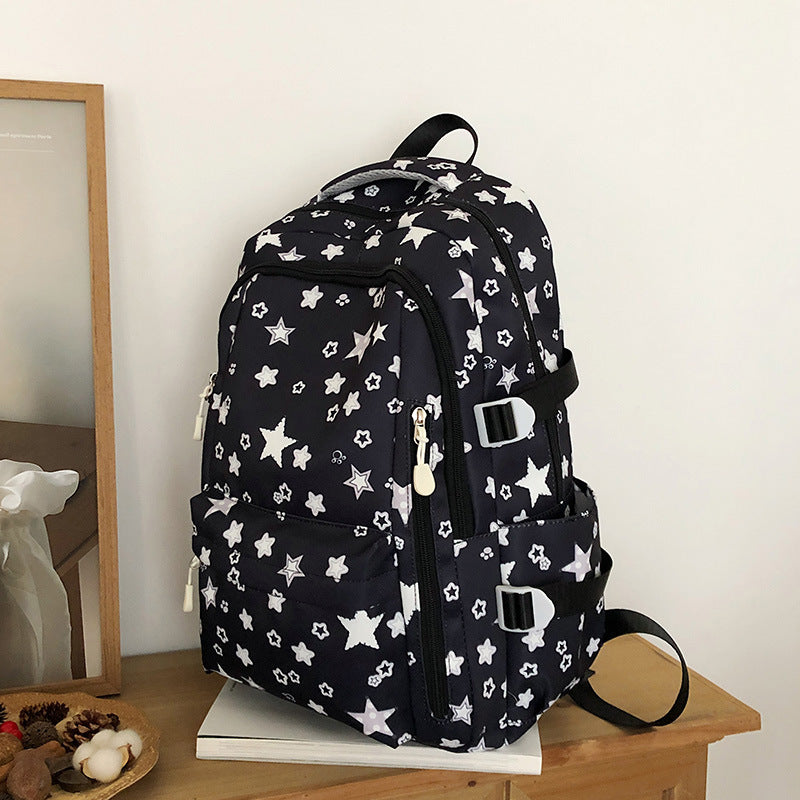 Korean Style Good-looking Early High College Simple Backpacks