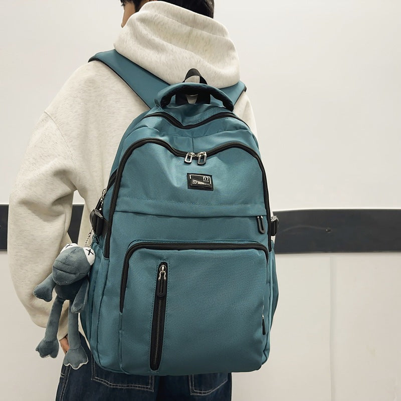 Women's & Men's Versatile Large Capacity Nylon Fashion Early Leisure Backpack