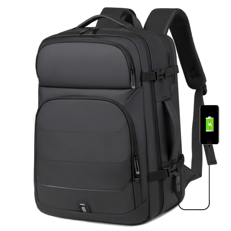 Men's Commuter Large Capacity Advanced Graphy Computer Business Backpack