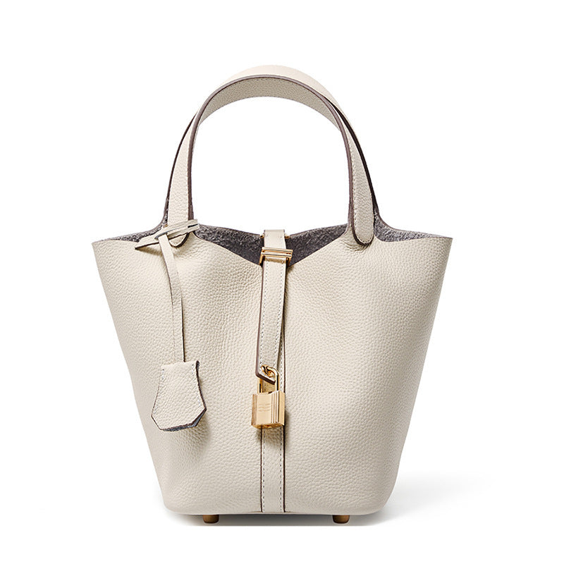 Women's Basket Genuine Leather Mummy Bridal Wedding High Women's Handbag