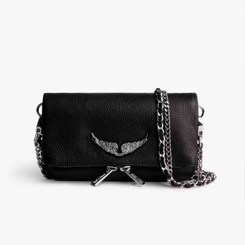 Women's French Fashion Diamond Wings Chain Envelope Shoulder Bags