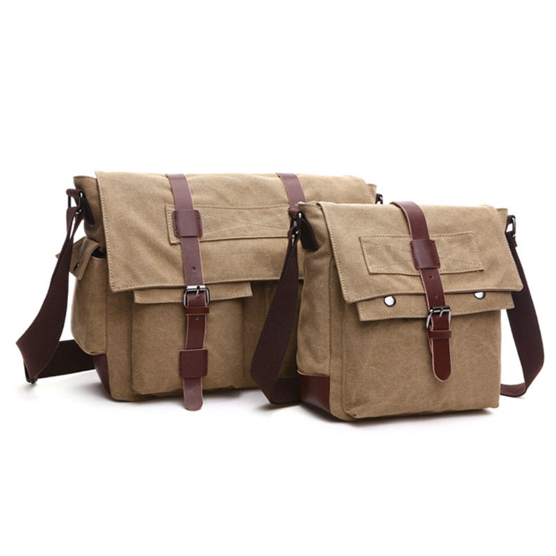 New Men's Vintage Canvas Large Capacity Men's Messenger Bag