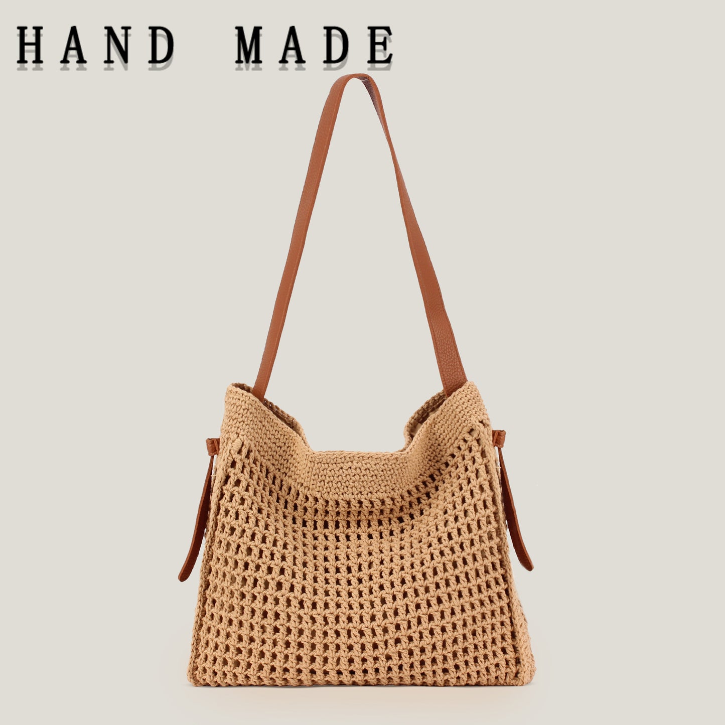 Women's Cotton String Hand-woven Daily Leisure Graphy Seaside Vacation Bags