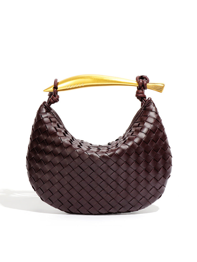 Sardine Woven Metal Underarm Portable Dumpling Women's Shoulder Bag