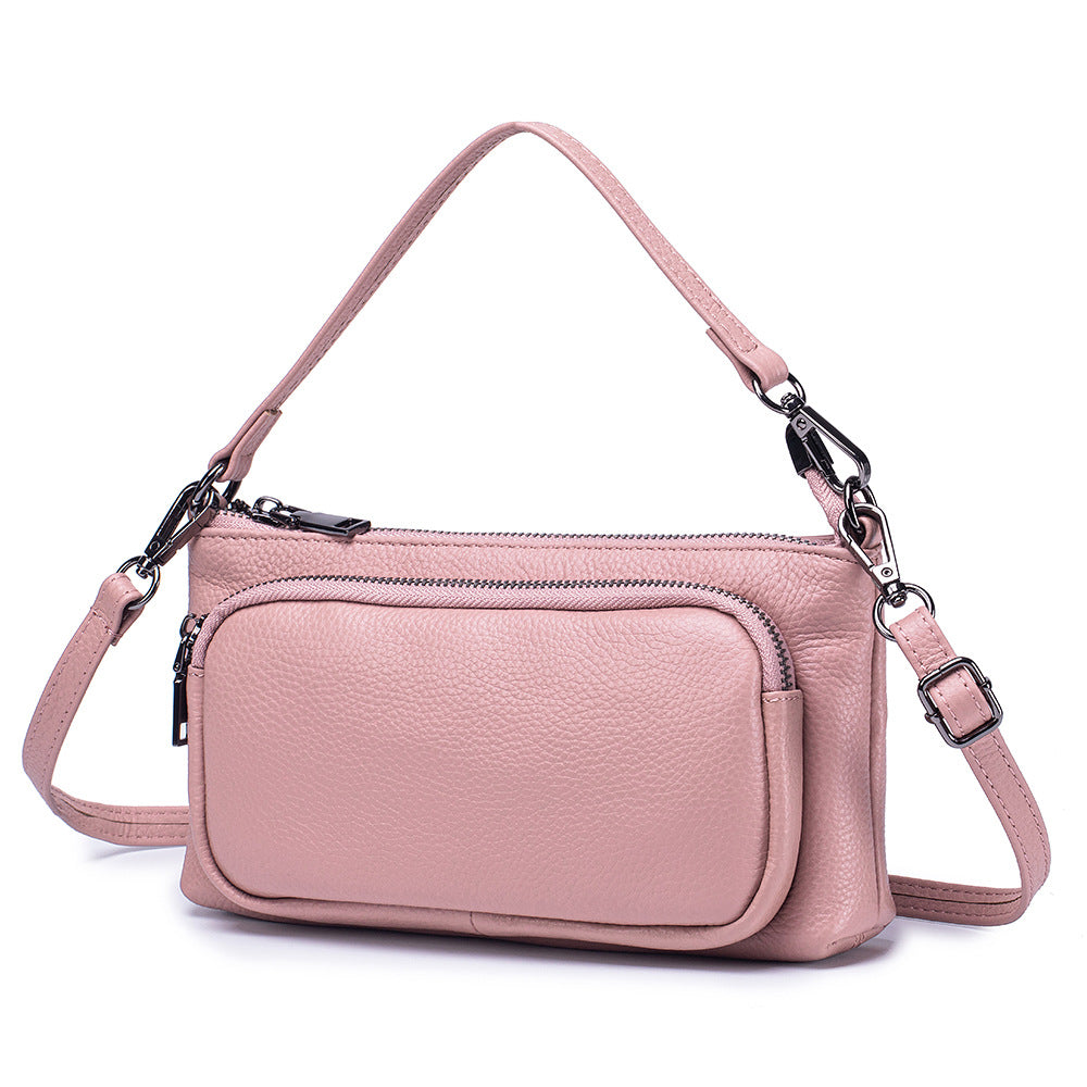 Women's Top Layer Leather Large Capacity Commuting Women's Shoulder Bag