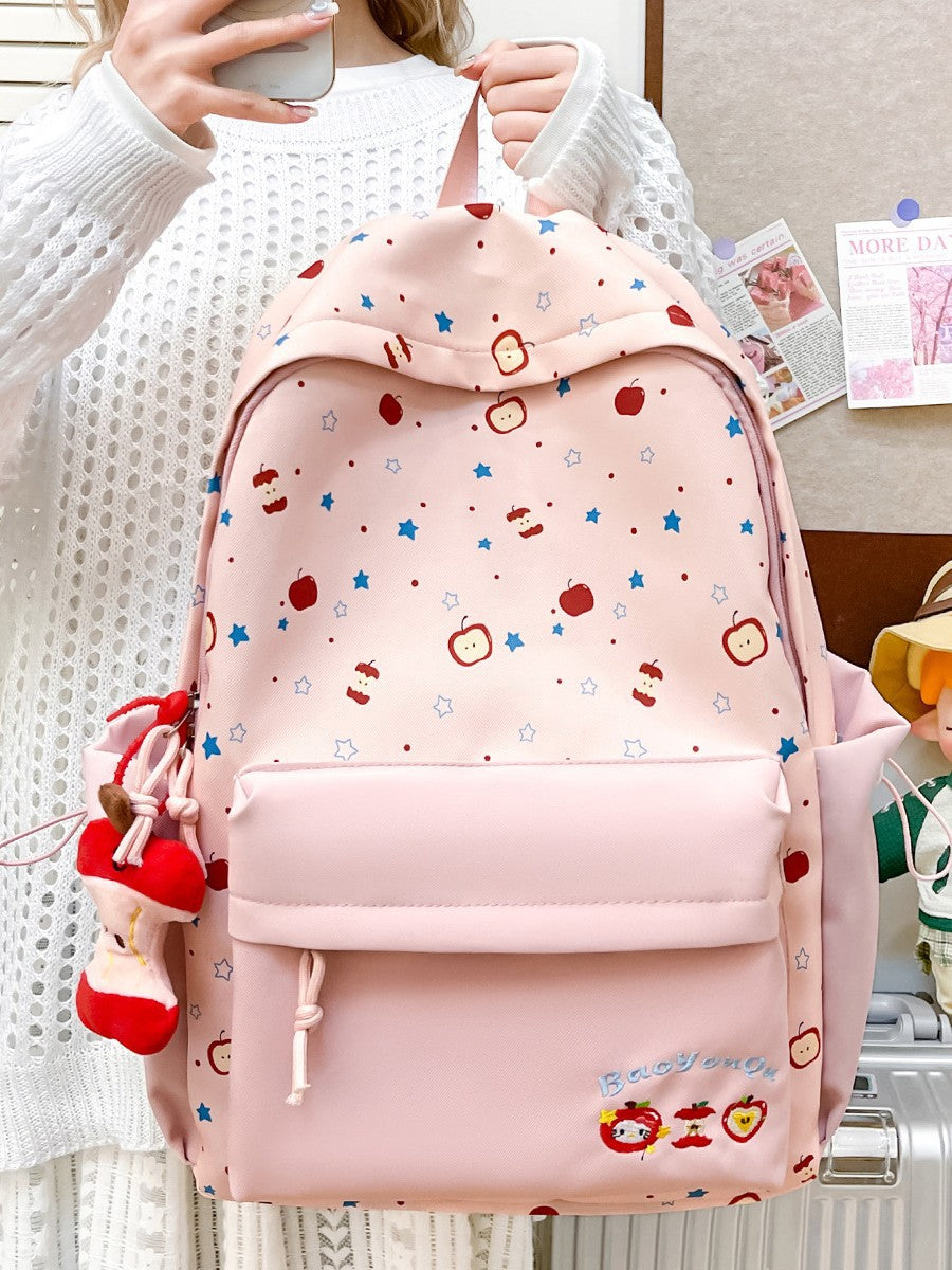 Style Good-looking Primary Secondary Lightweight Fresh Sweet Leisure Backpack