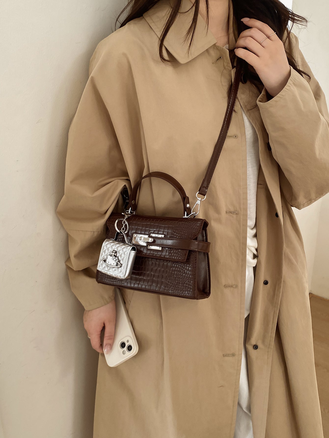 Trendy Women's Korean Fashion Twist High-grade Women's Shoulder Bag