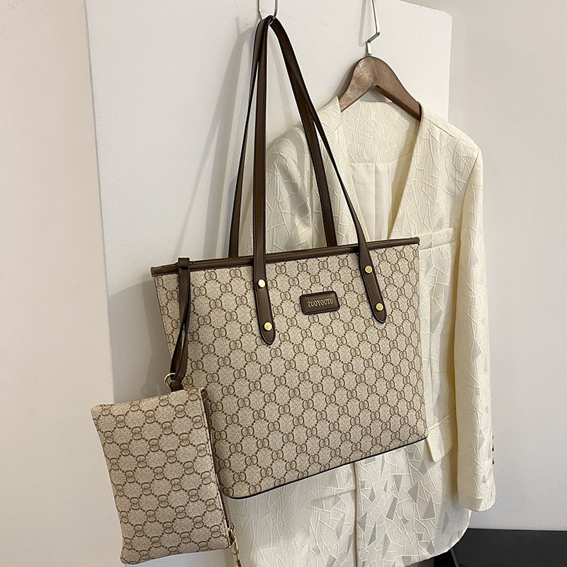 Women's Large Capacity Winter Trendy Fashion Shopping Women's Shoulder Bag