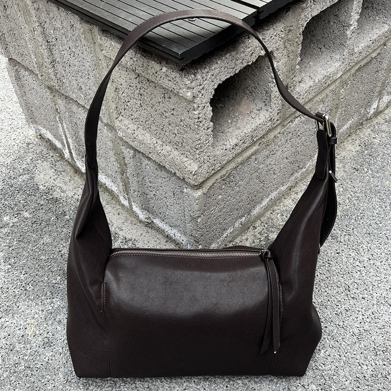 Classy Ge Female Soft Leather Commuter Women's Messenger Bag