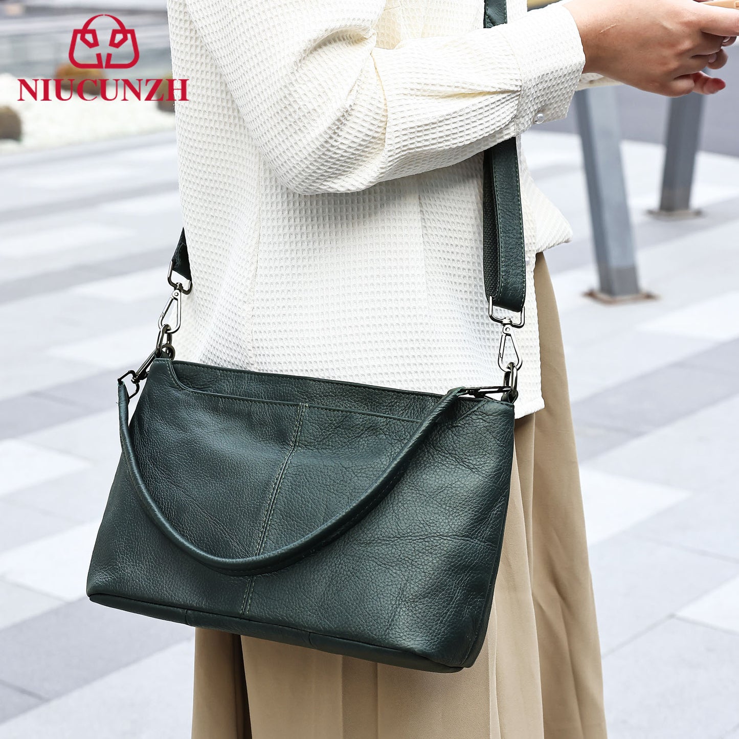 Leather Fashion Trendy Versatile Underarm Design Women's Shoulder Bag