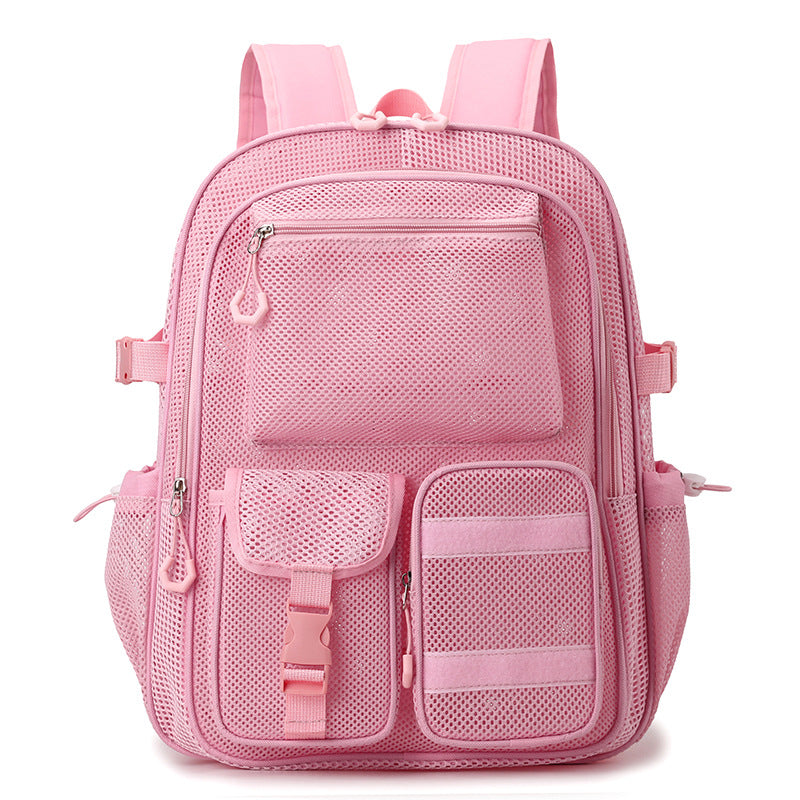 Hollow Large Capacity Mesh Computer Beach Bags