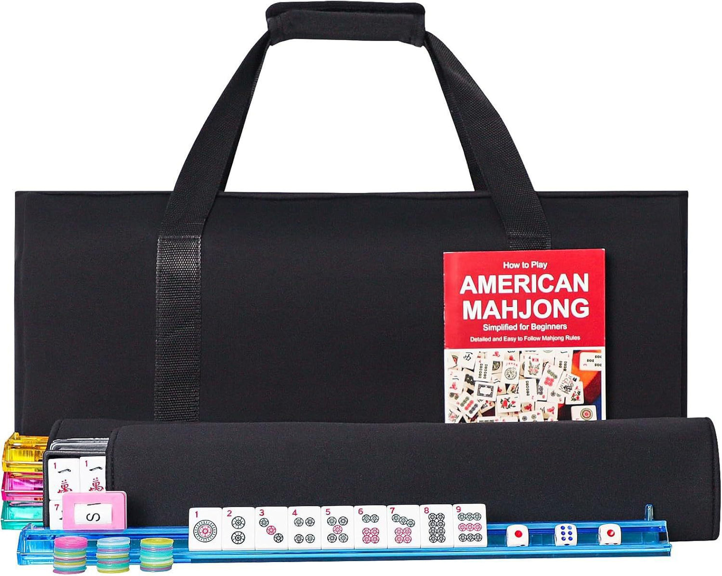Mahjong Set Large Capacity Portable Toiletry Folding Bags
