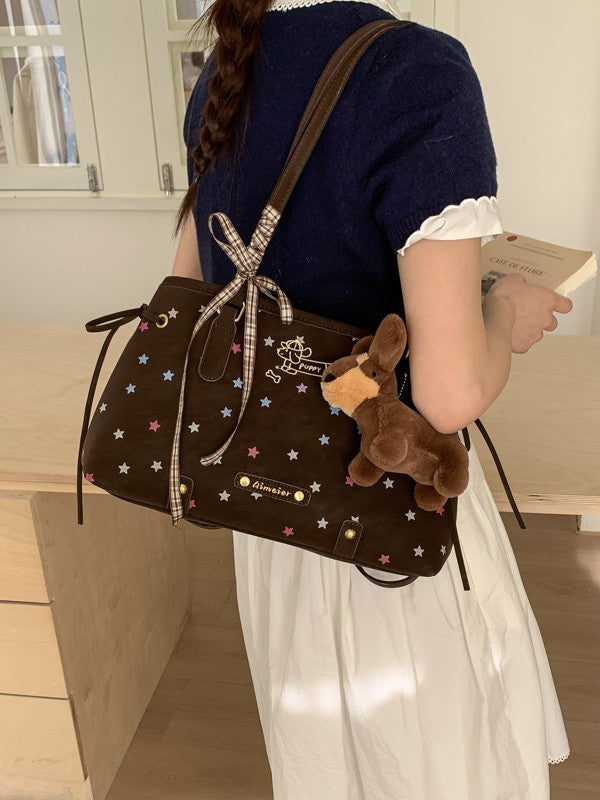 Capacity Commuter Female Spring Advanced Texture Tote Bag