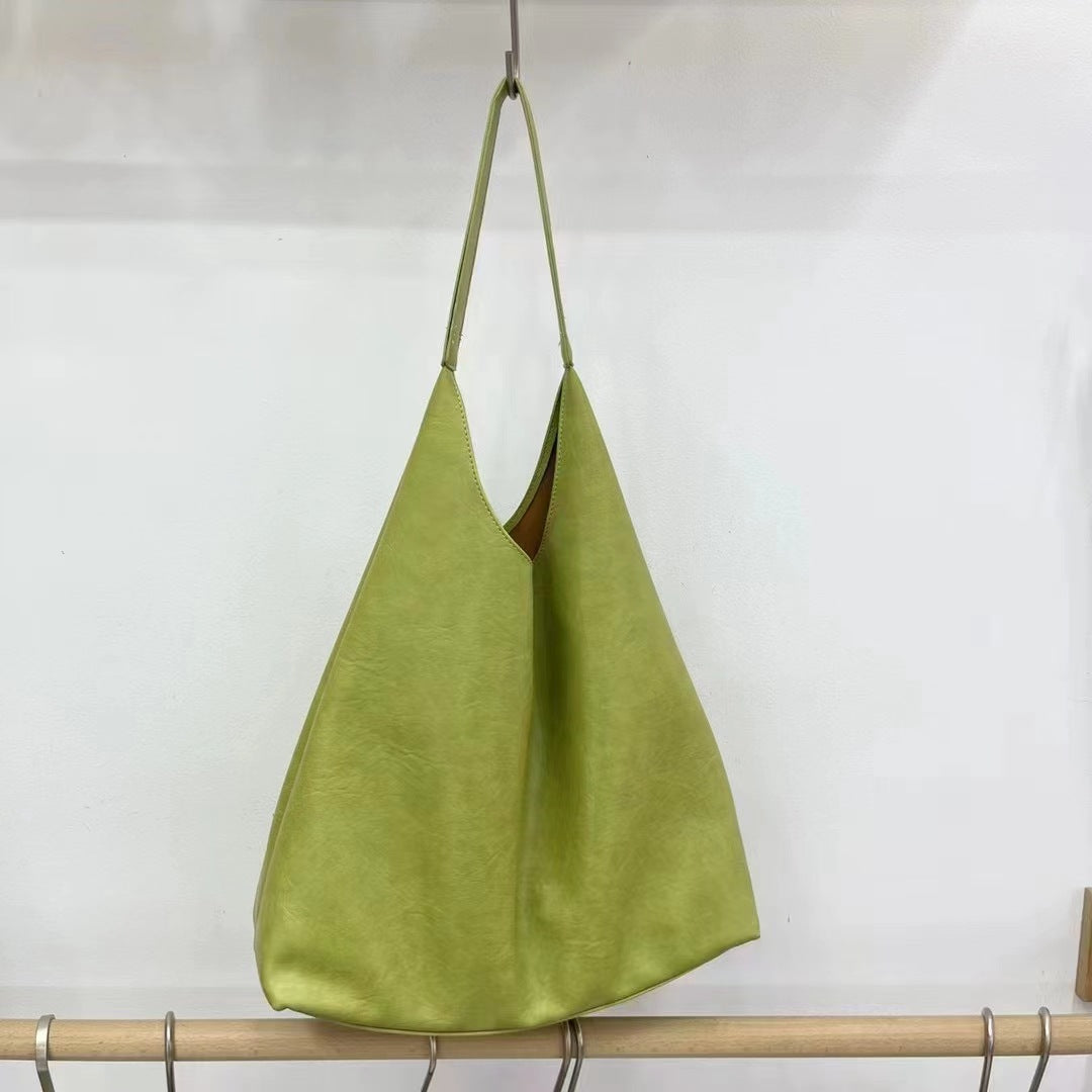 Women's Large Capacity Korean High-grade Trendy Commute Tote Bags