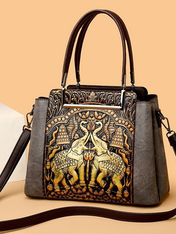 Women's High Sense Large Capacity Retro Fashion Women's Messenger Bag