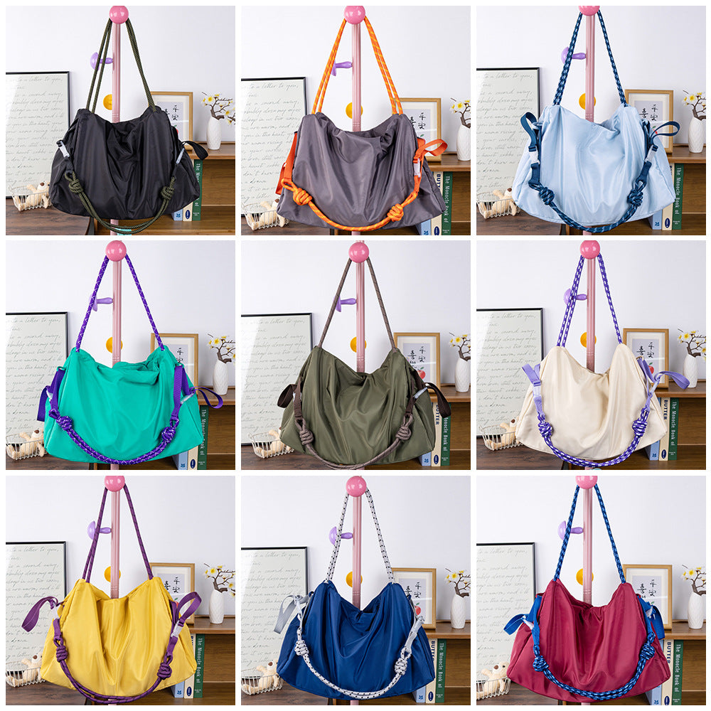 Women's Color Large Capacity Nylon Cloth Fashion Women's Messenger Bag