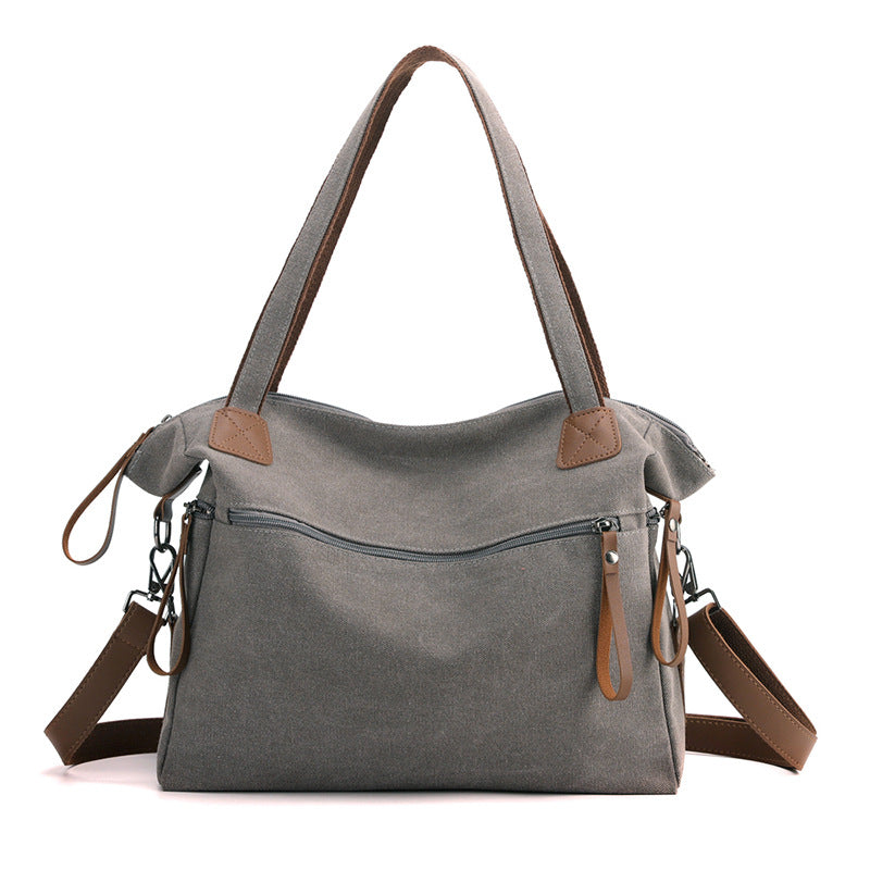 Women's Quality Canvas Large Capacity Commuter Totes Women's Shoulder Bag