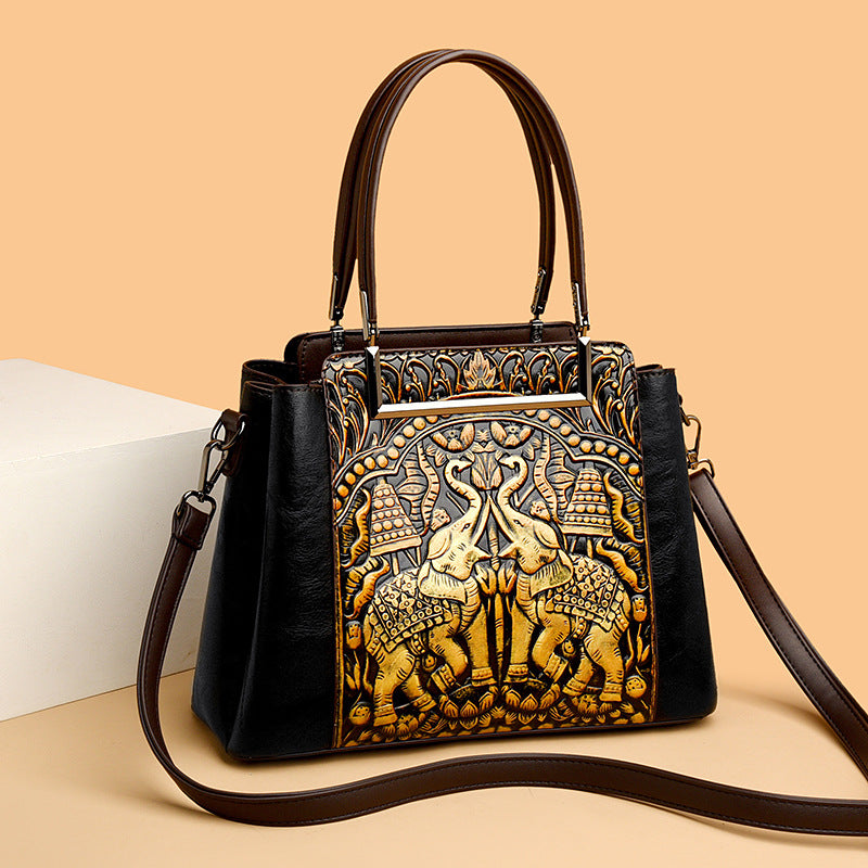 Women's High Sense Large Capacity Retro Fashion Women's Messenger Bag