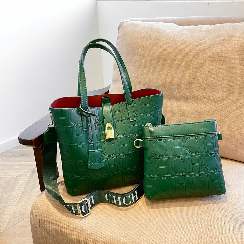Women's Personalized Design Solid Color Hollow Popular Bucket Bag