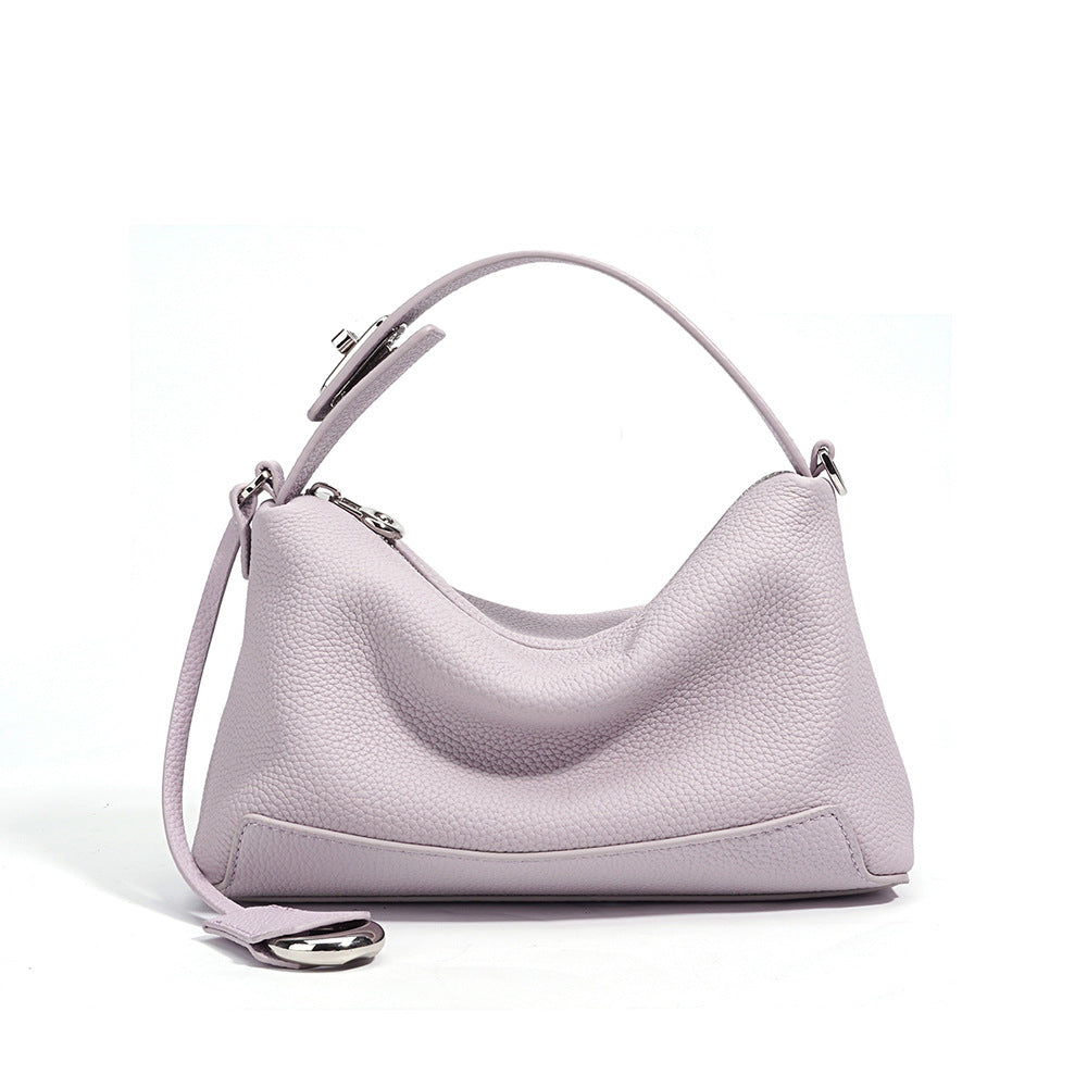 Women's French Style Cowhide Pillow High Sense Bags