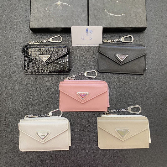 Advanced Fashion Classic Hook Letter Zipper Storage Card Pack Card Sleeve