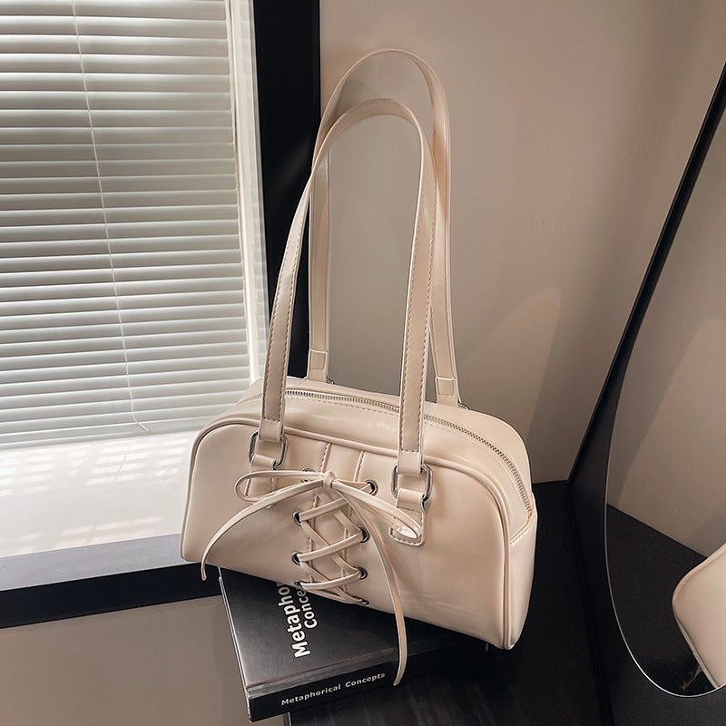 Women's Bowknot Hot Underarm Bowling Pillow Commuter Women's Shoulder Bag