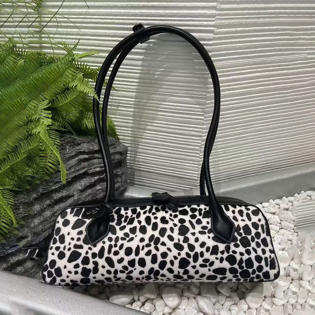 Women's Hot Sausage Trendy Baguette Fashion Genuine Underarm Bag