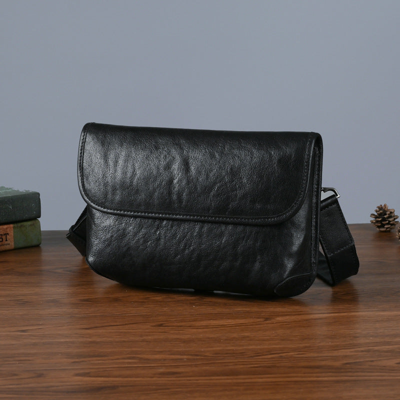 Women's & Men's Leather Tree Height Vegetable Tanning Retro Bags