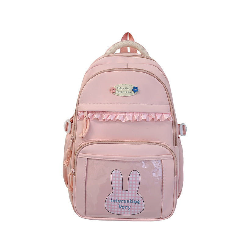 Style Niche Junior High Female Cute Leisure Backpack