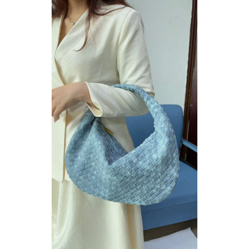 Knotted Woven Portable Underarm Fashion Large Bags