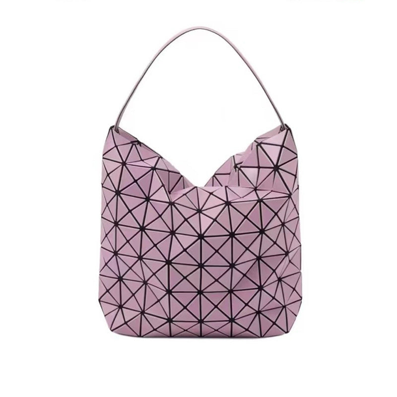 Women's Geometric Life Rhombus Moon Fashion Baguette Underarm Bag