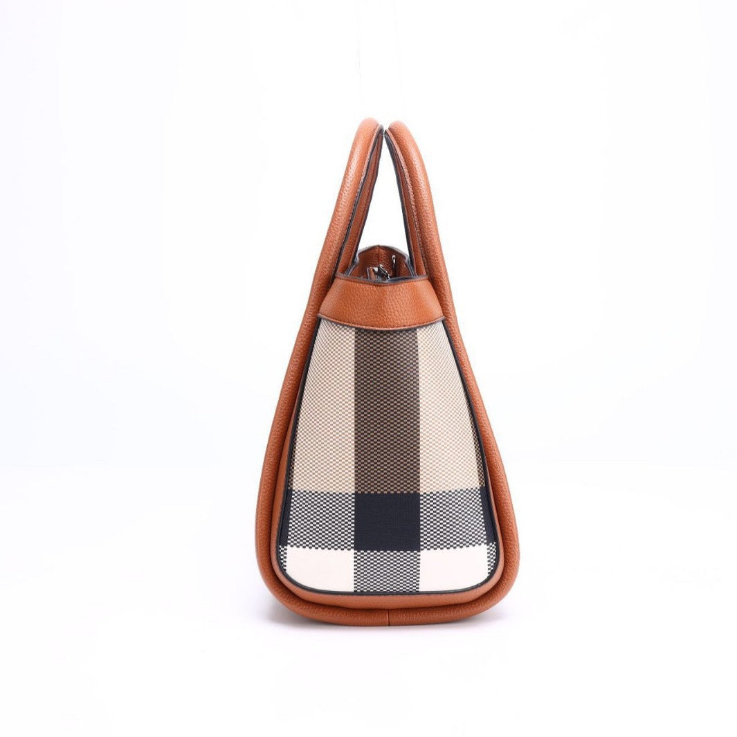 Women's Plaid Fashion High-grade Large Capacity Versatile Tote Bag