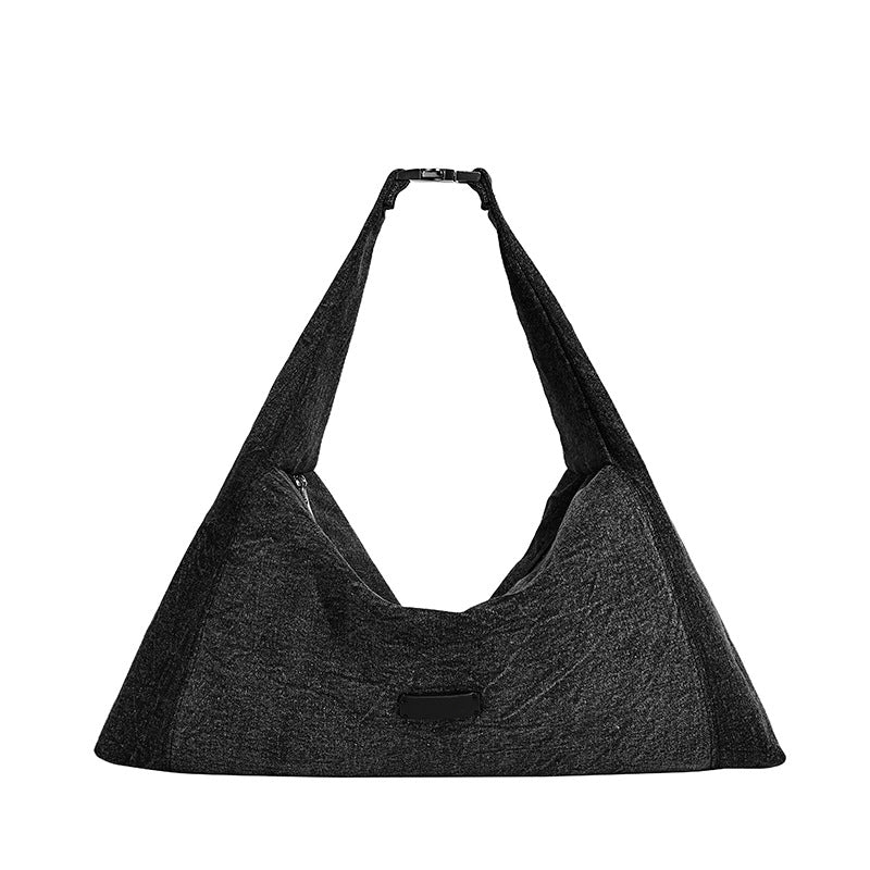 Women's High-grade Retro Portable Denim Super Popular Large Tote Bags