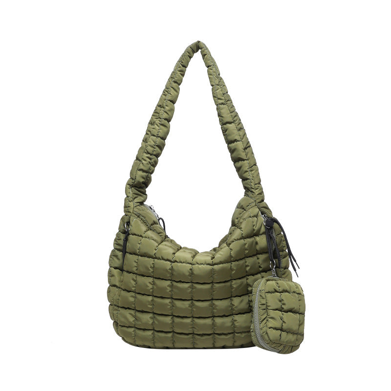 Pleated Cloud Portable Mother Dumpling Large Capacity Bags