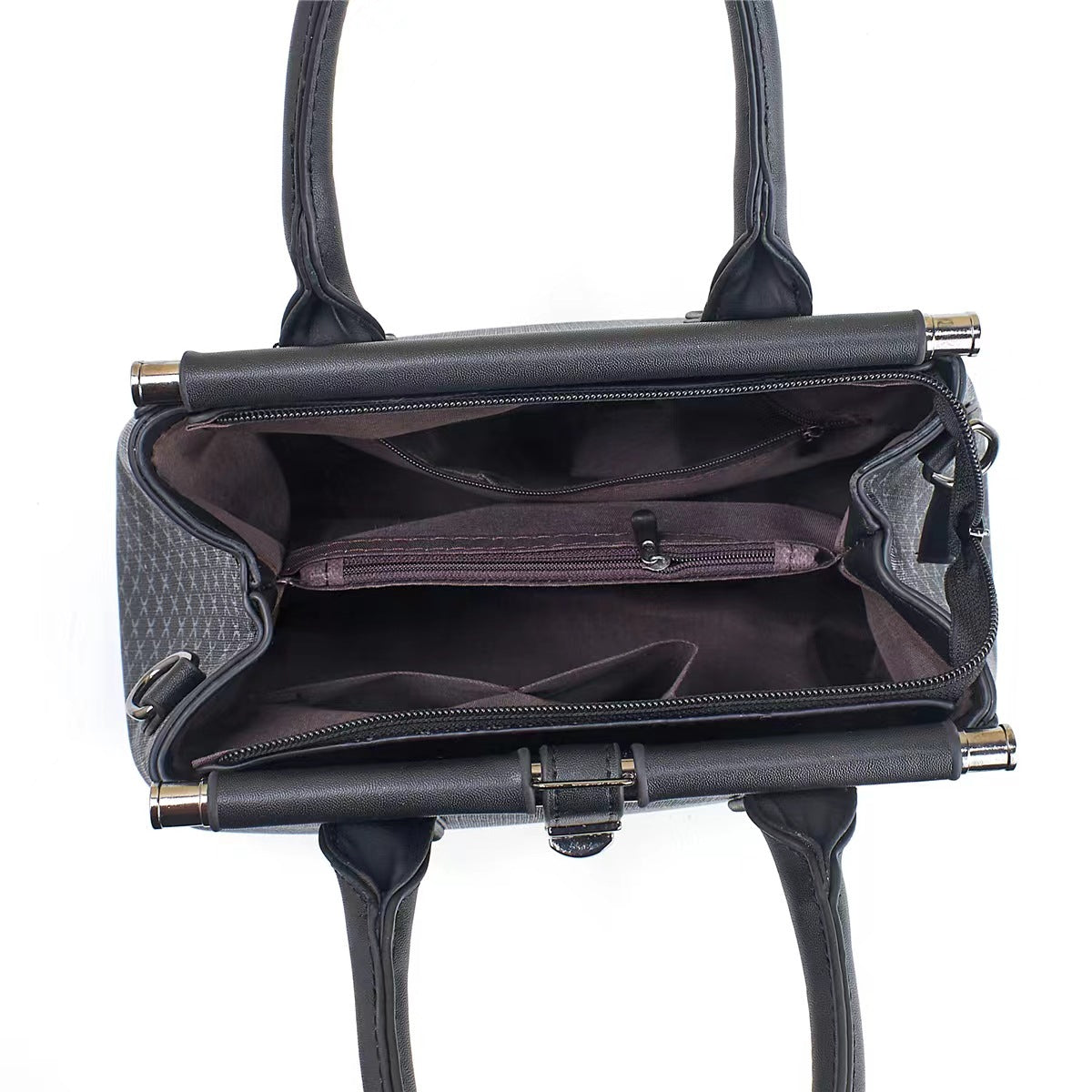Women's Stitching Crocodile Pattern Bright Leather Texture High Quality Women's Shoulder Bag