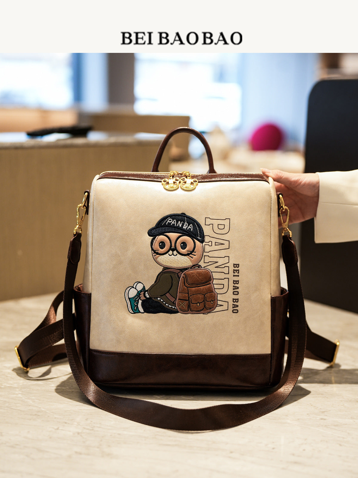 Women's Source Large Capacity Cartoon Cute Shopping College Backpacks