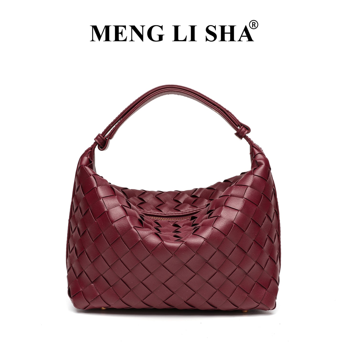 Women's Advanced Texture Woven Portable Lunch Fashion Simple Bags