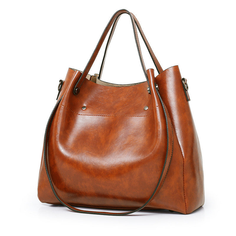 Women's Retro Large Capacity Portable Cross Body Women's Handbag