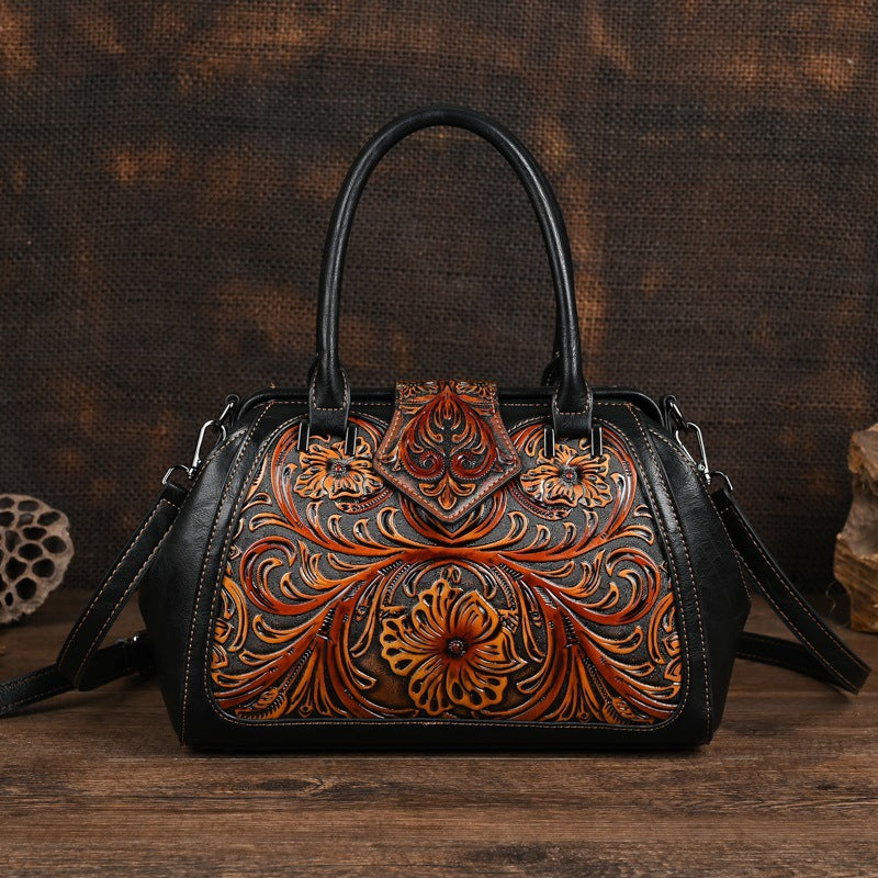 Retro Rub Colored Totem Series Optional Women's Shoulder Bag