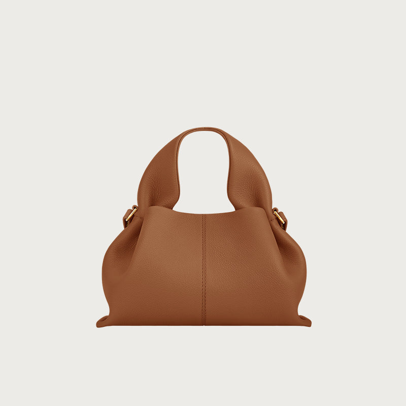 Pauline Cloud French Cowhide Design Dumpling Portable Women's Messenger Bag