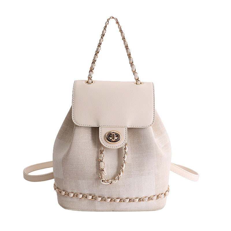 Women's High-grade Niche Chain Spring Fashion Daily Backpacks