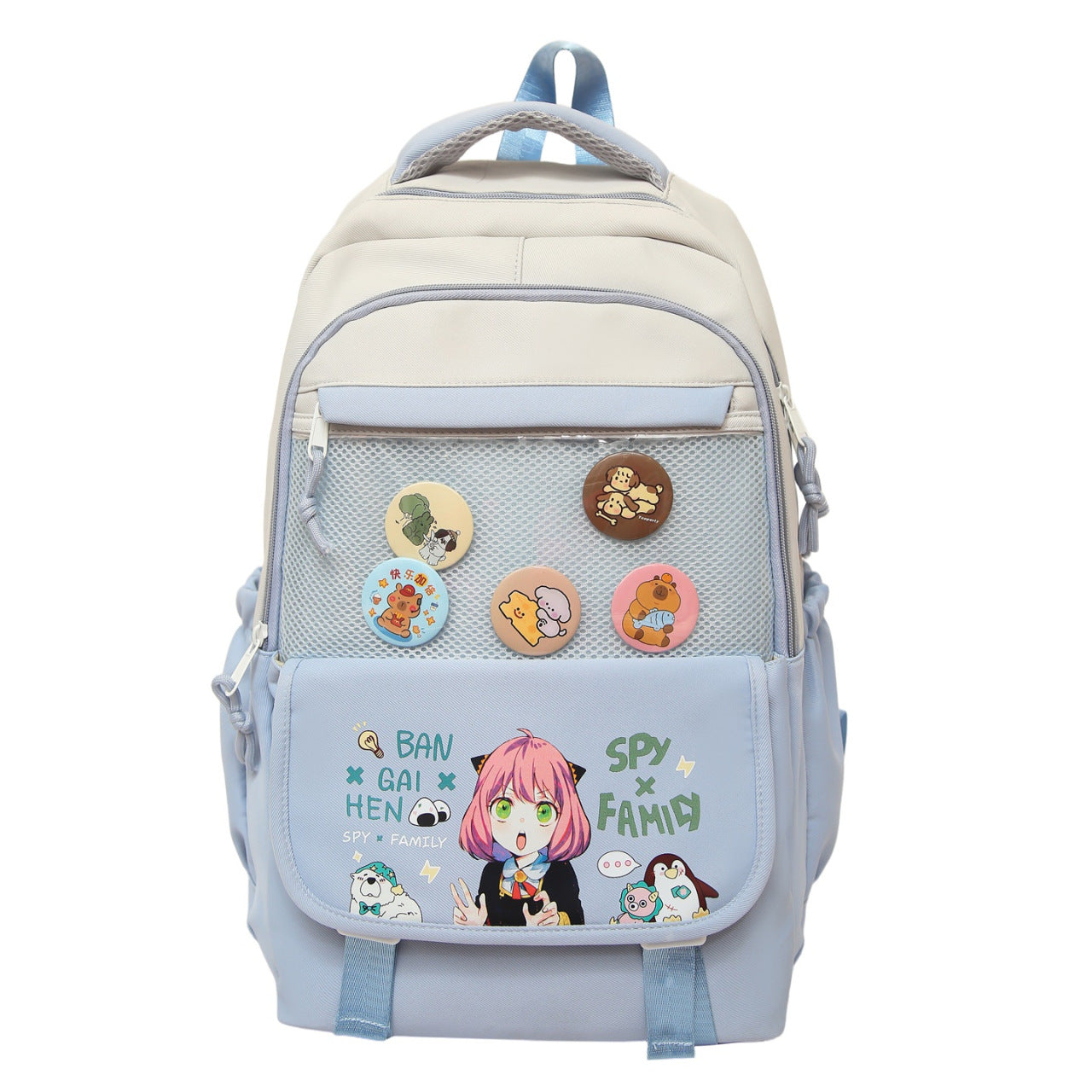 Two-dimensional Cartoon Three To Six Lightweight Large Capacity Leisure Backpack