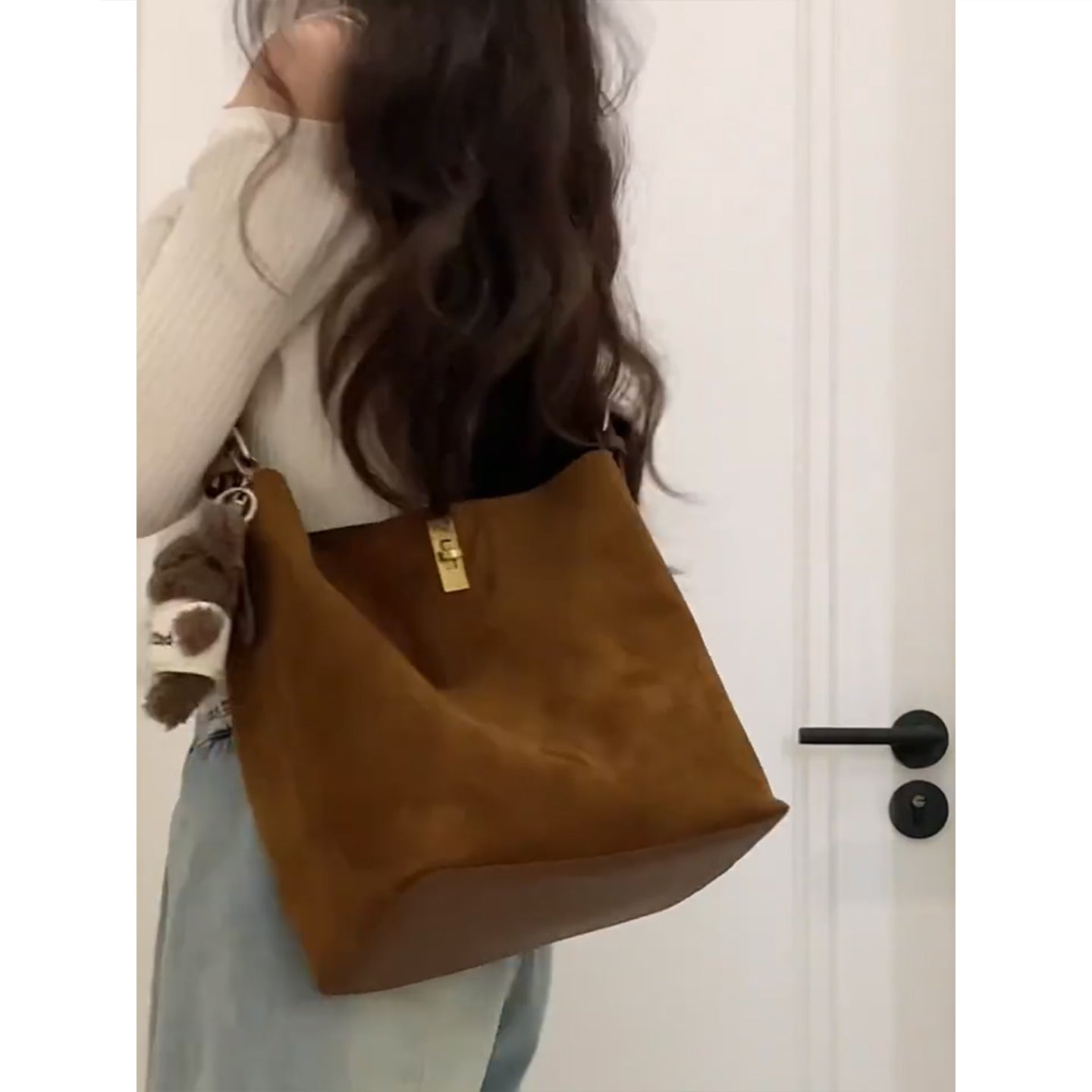 Women's Commuter For Large Capacity High Sense Bucket Bag