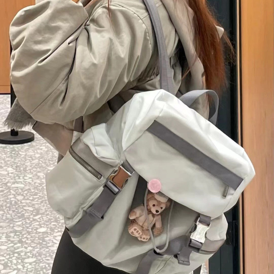 Popular Casual Cap College Large Capacity Women's Backpack