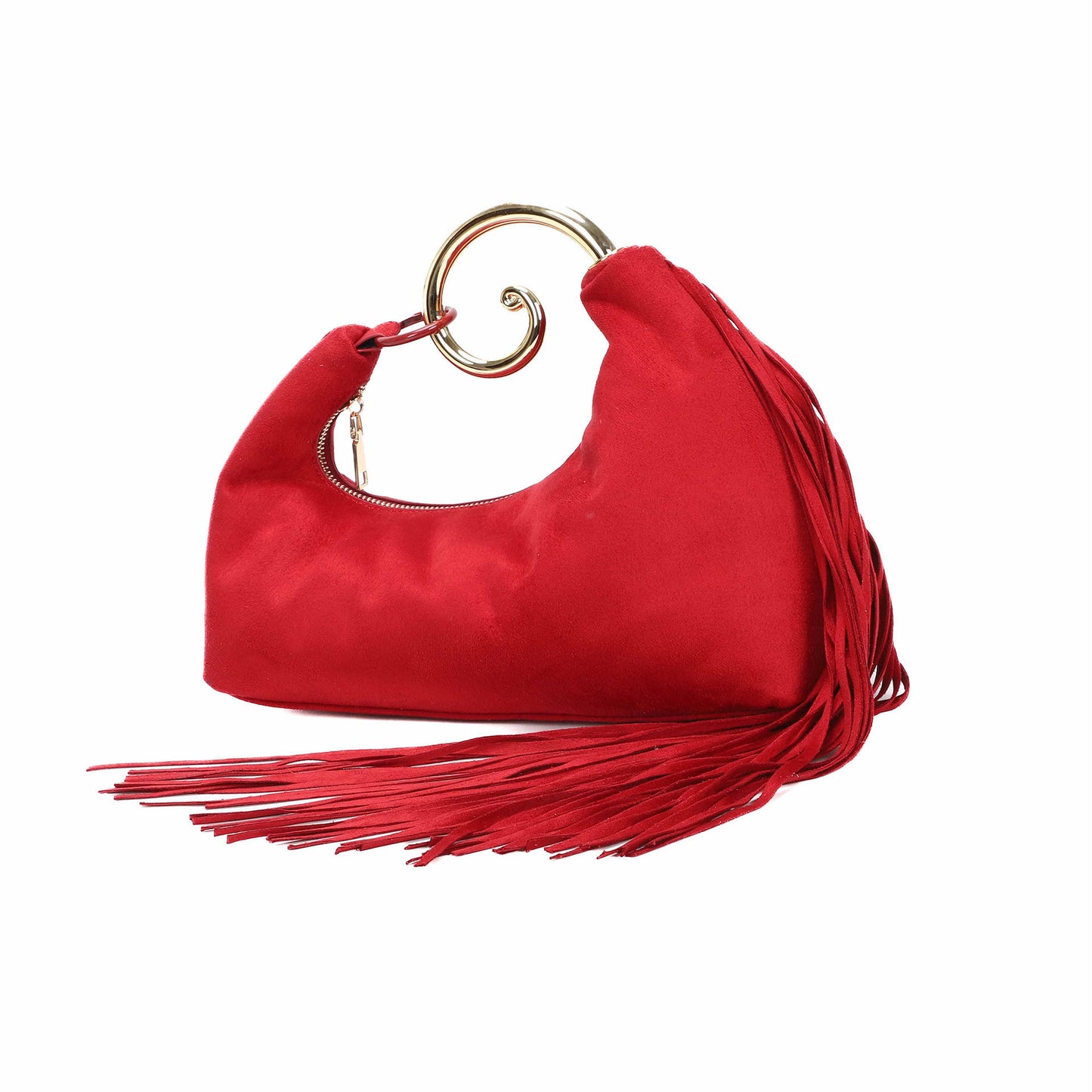 Large Capacity Hand Holding Dinner Fashion Frosted Suede Bags