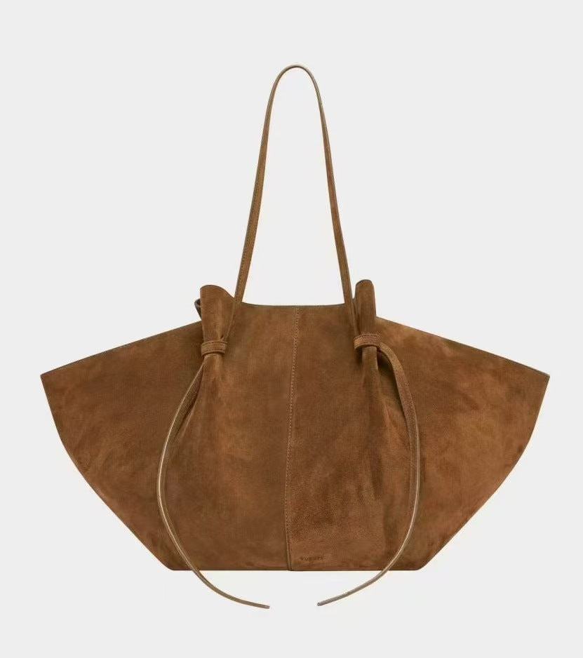 Women's Wings Style Large Capacity Totes Trendy Soft Cowhide Women's Shoulder Bag
