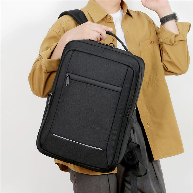 Men's High-grade Expansion Large Capacity Fashion Commuter Business Backpack